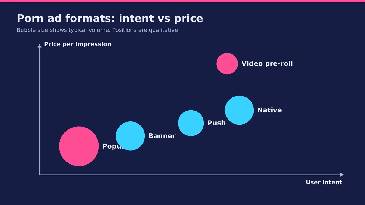 porn ad formats intent and price